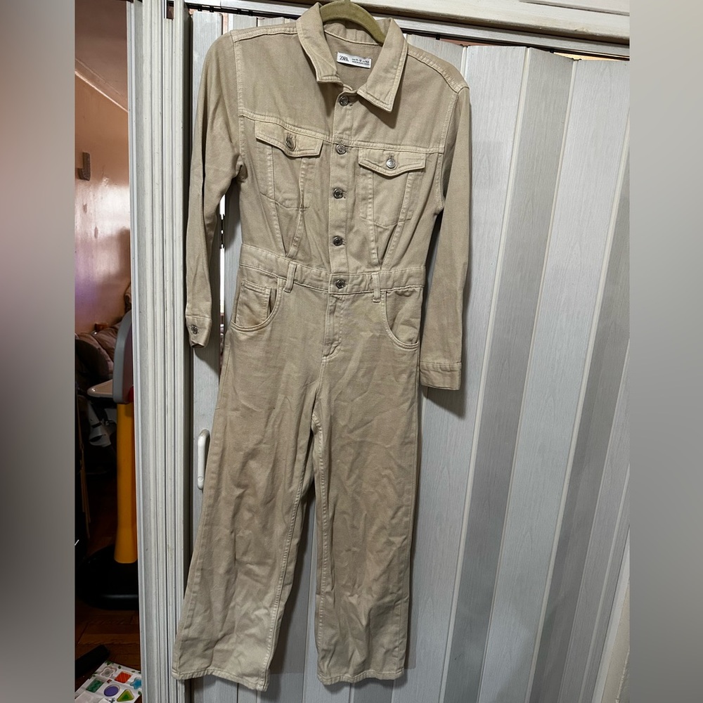 Zara denim jumpsuit
